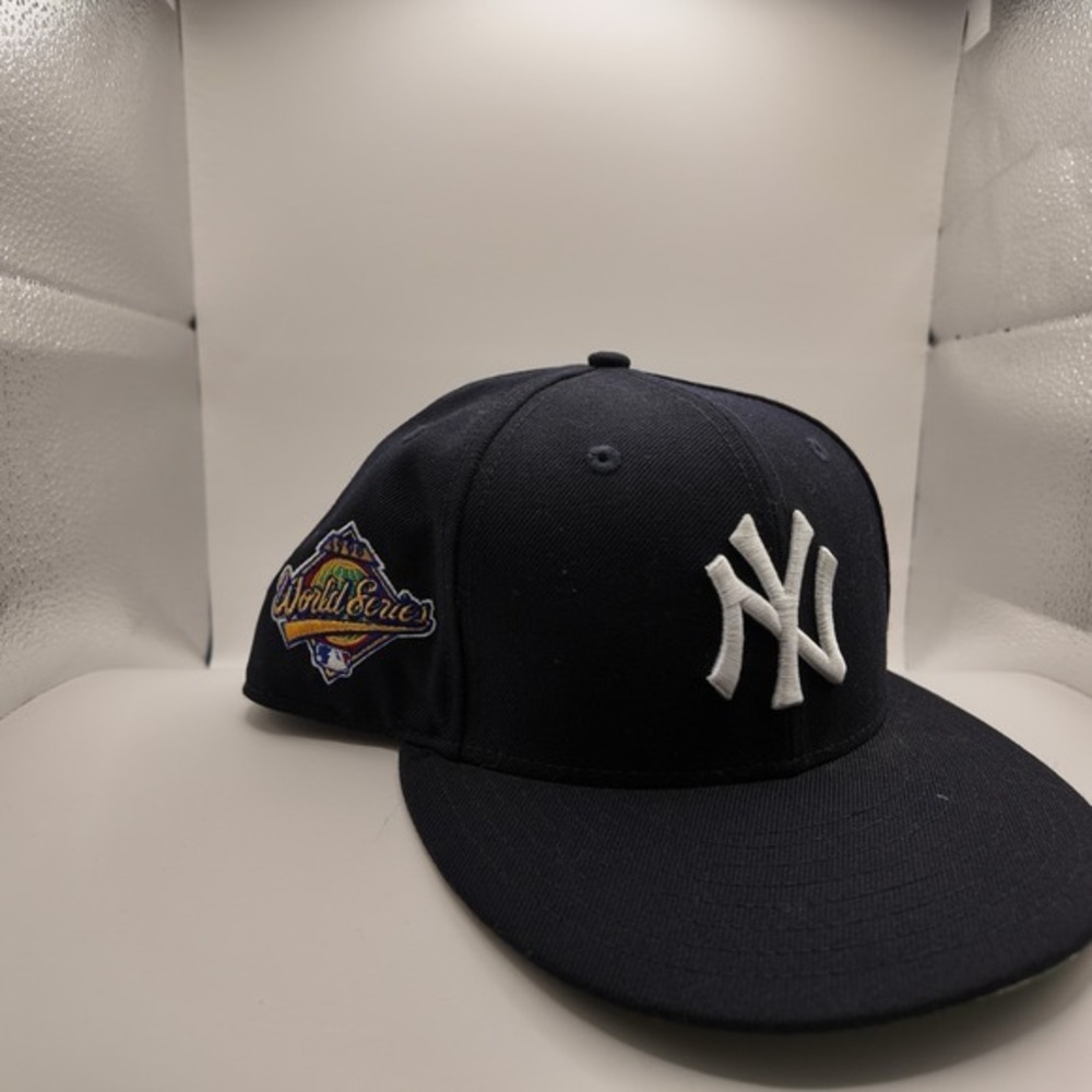 New York Yankees 1996 World Series New Era 59FIFTY Fitted Hat Bandana -‎ Black